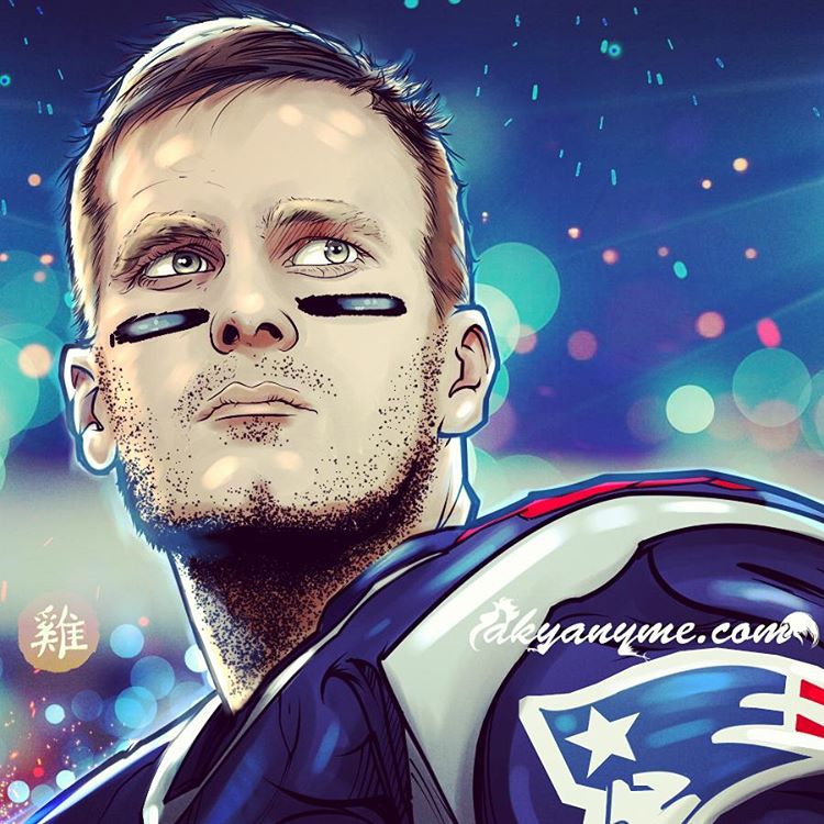 Tom Brady Illustration