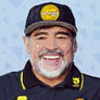 Diego Armando Maradona vector portrait