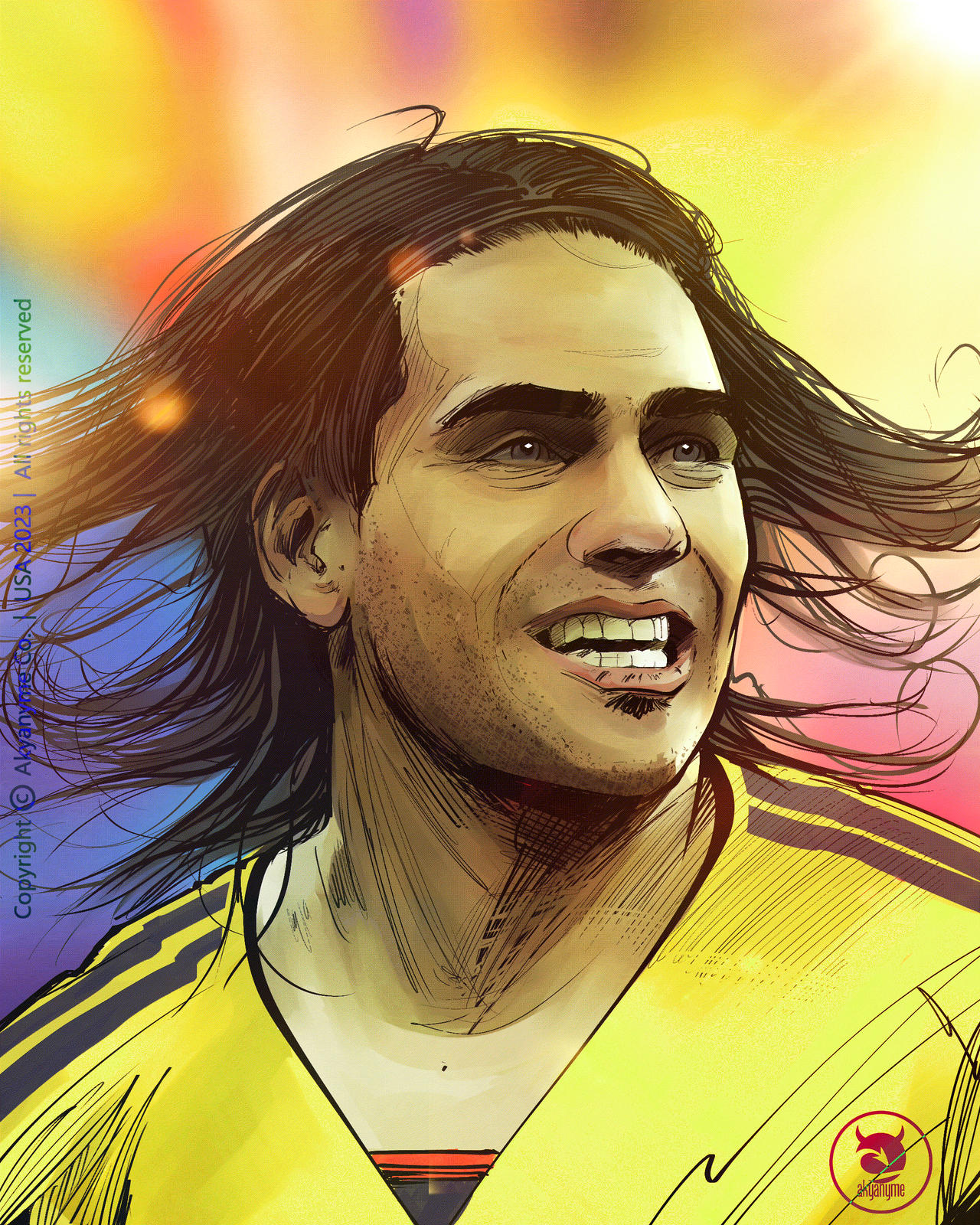 Radamel Falcao Birthday by akyanyme on DeviantArt