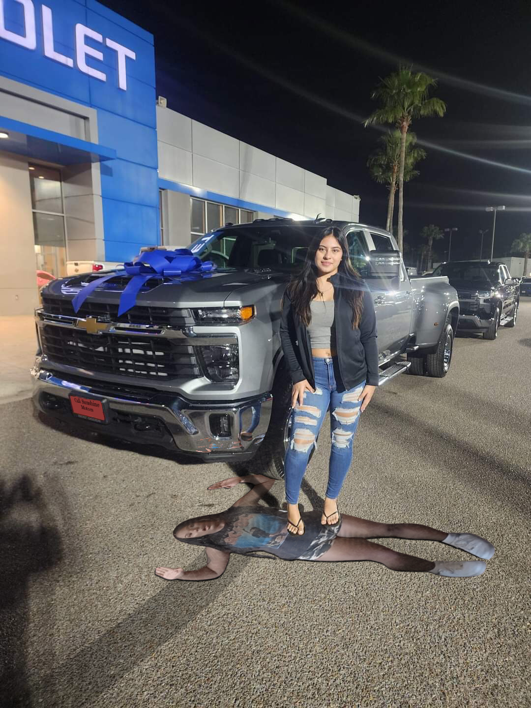 Maya gets trucked by The Newlyweds