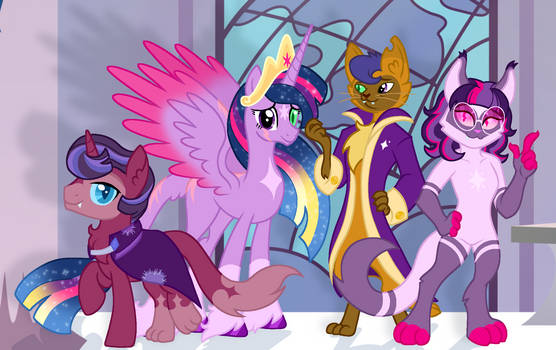 VisionVerse Twilight Sparkle Family