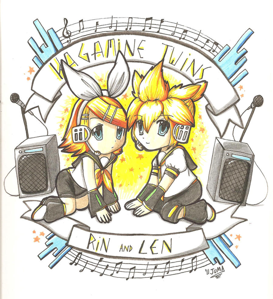 Cute Rin and Len