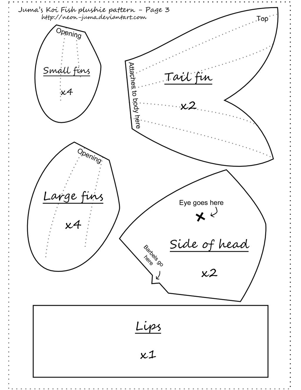 Koi Plushie Pattern - Page 3 by Neon-Juma on DeviantArt koi-plushie-pattern-page-3-by-neon-juma-on-deviantart