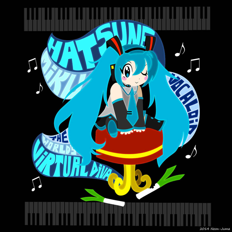 Miku Math Design Stylized Miku design (CONTEST ENTRY) by Neon-Juma on DeviantArt