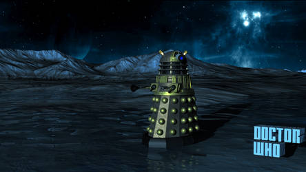 Space Desert Dalek 7K Wallpaper