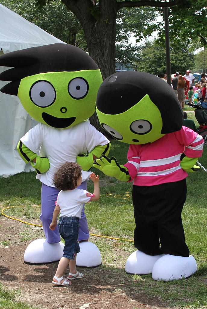 The Dot And Dash Mascot Costume by OzkygrouchVideo on DeviantArt
