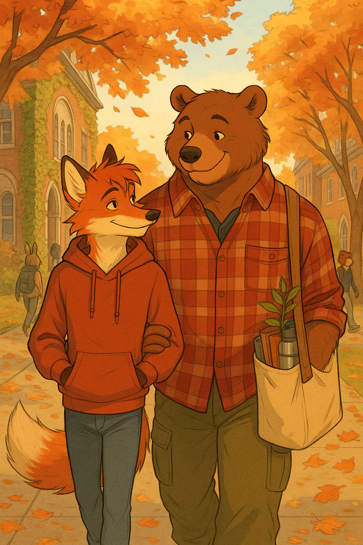 Foxbear Cub The Fox and the Bear by CosmoDalm1991 on DeviantArt