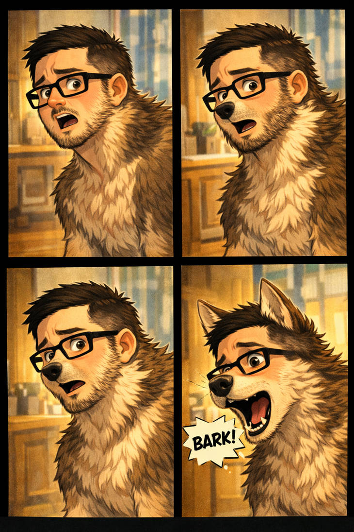 Comic Ruff Week Isaiahs Ruff Morning 5 by CosmoDalm1991 on DeviantArt