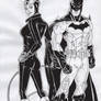 Batman and Catwoman (1 ink)