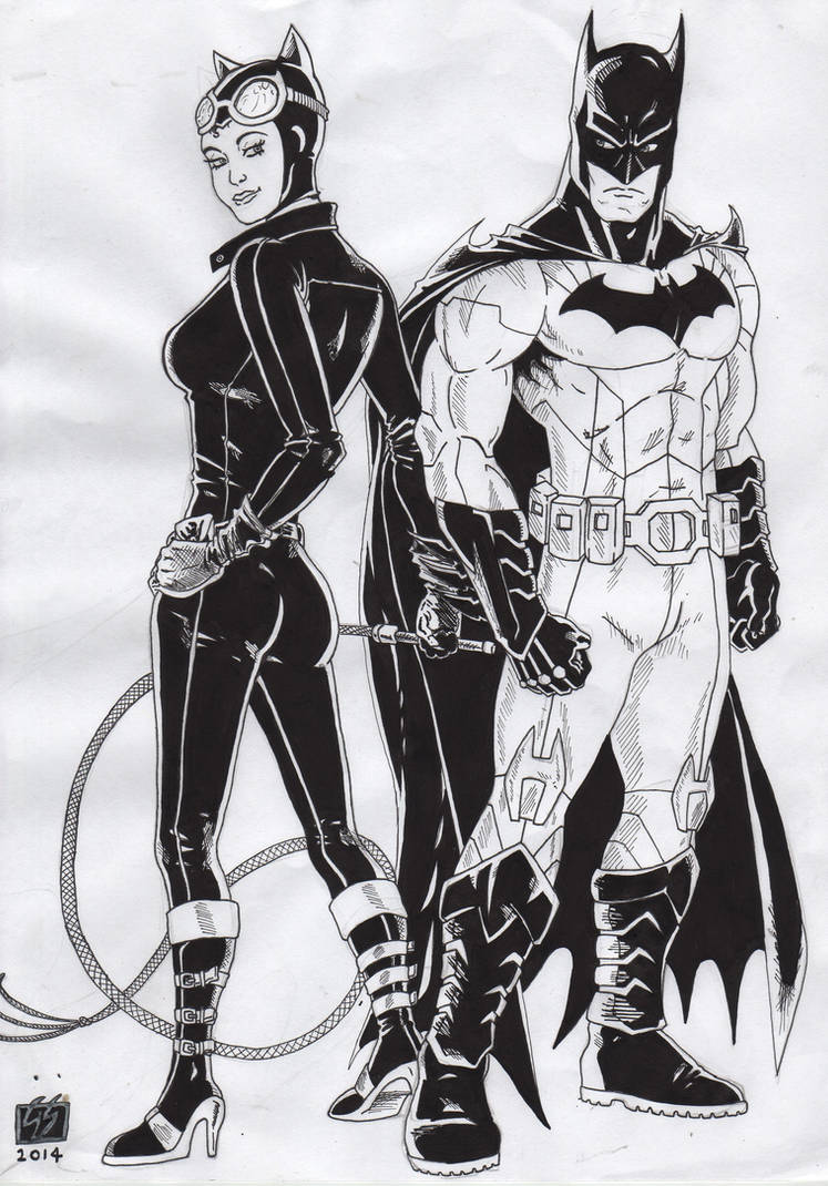 Costumi coppia Batman & Catwoman