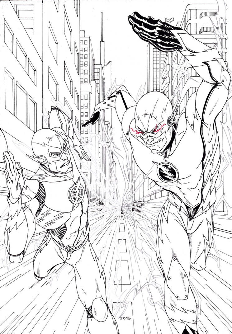 Обратный флэш раскраска