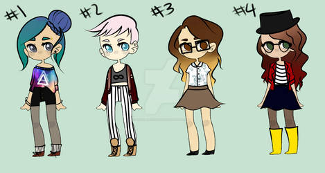 Hipster Girl Adopts - 80 POINTS EACH