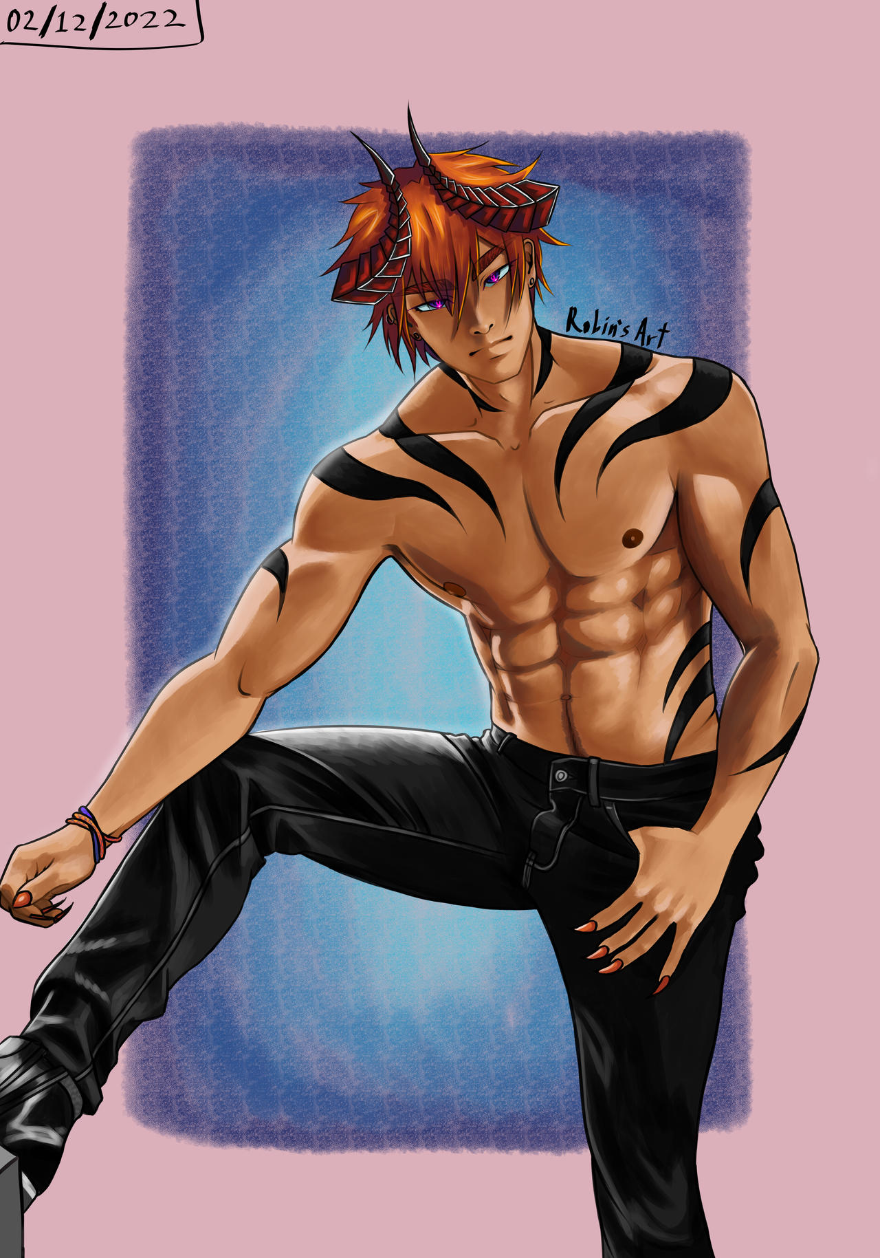 Beelzebub Demon Form Shirtless 02/12/2022 by robinsart5612 on DeviantArt