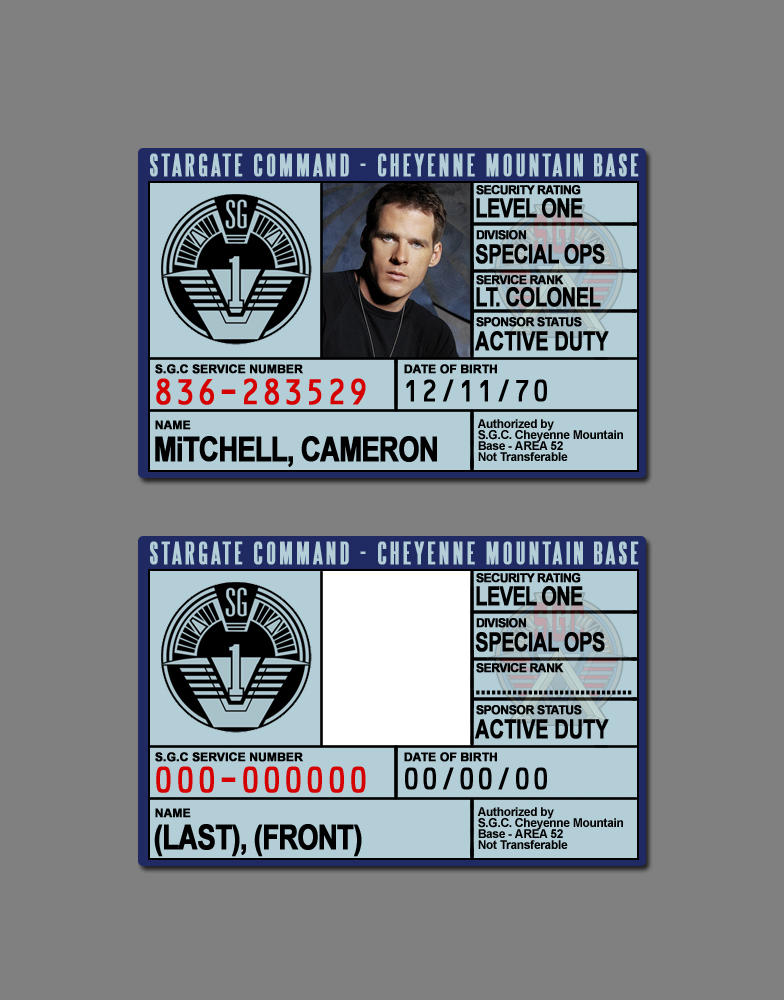 Stargate Command SG-1 ID Badge-Teal'C Jaffa Advisor for Cosplay Costume