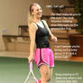 Kaley Cuoco ballbusting caption tennis