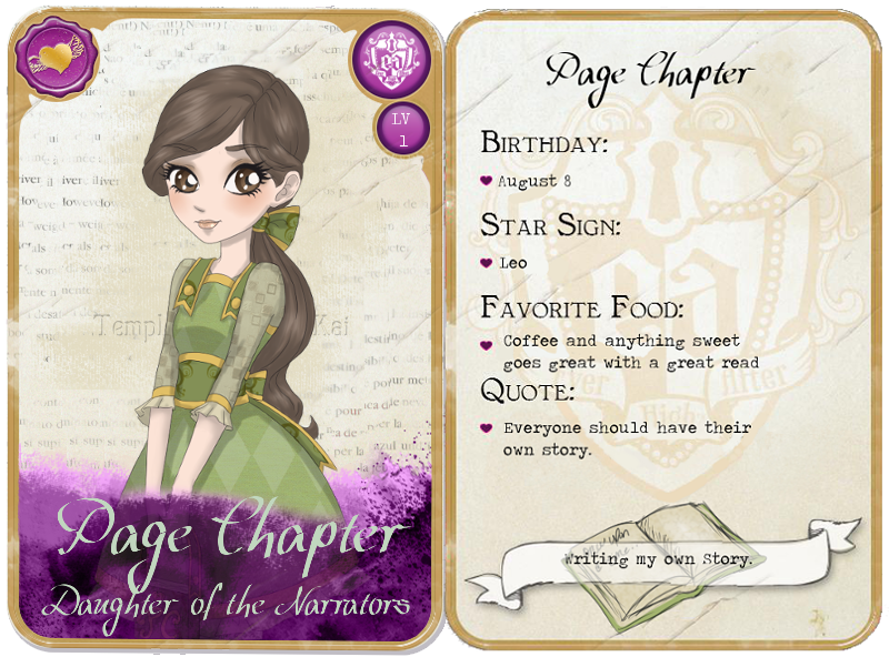 EAH: Page Chapter Card