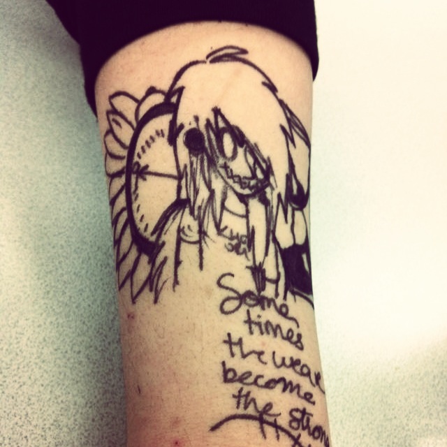 Homeroom Boredom Tattoo