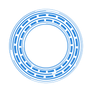 Blue Transparent HUD Circle 3