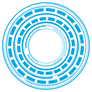 Blue Transparent HUD Circle 4
