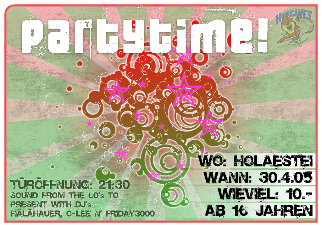 Partytime - Flyer