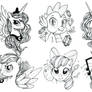 next 6 keychain sketches