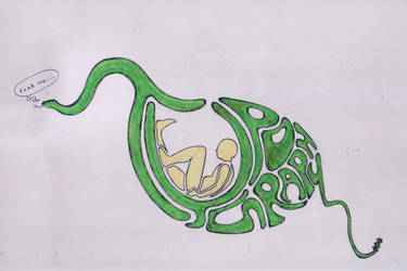 Typography snake