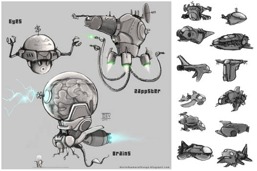 crazy Spaceship Designs