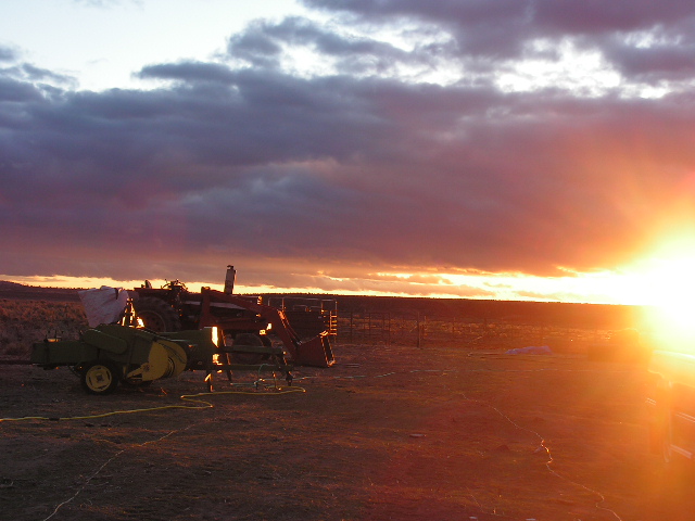 Sunset at the ranch