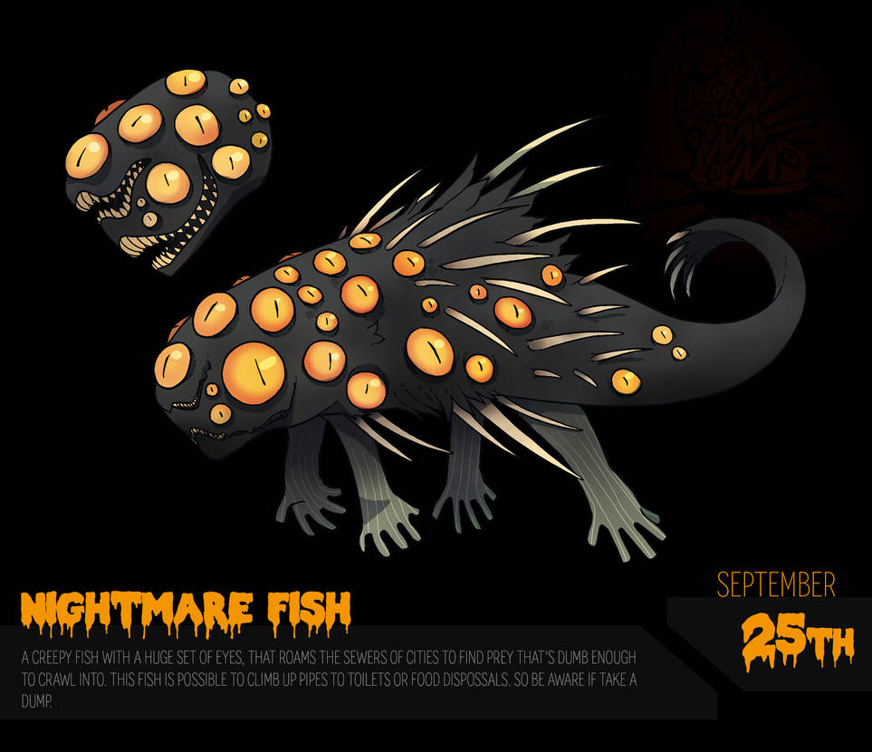 [Pre HALLOWEEN] Nightmare Fish by OuroborosBytes