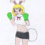 Carrot in boxing outfit