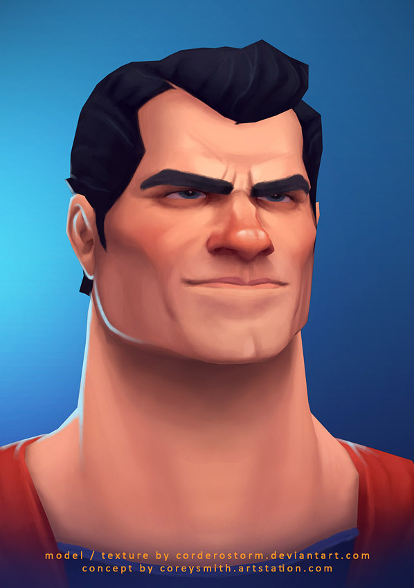 Superman 3D by CorderoStorm on DeviantArt Superman 3D by CorderoStorm on DeviantArt