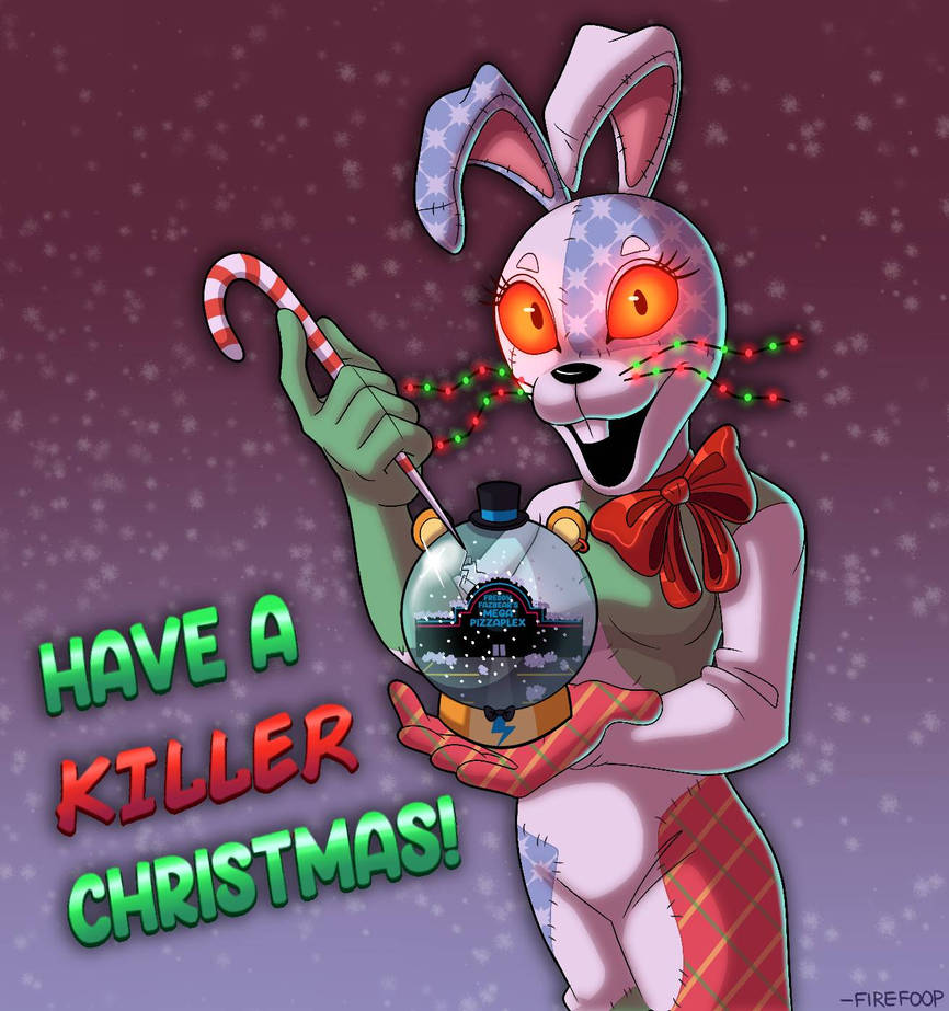 Firefoop A Vanny Christmas card by FireFoop on DeviantArt