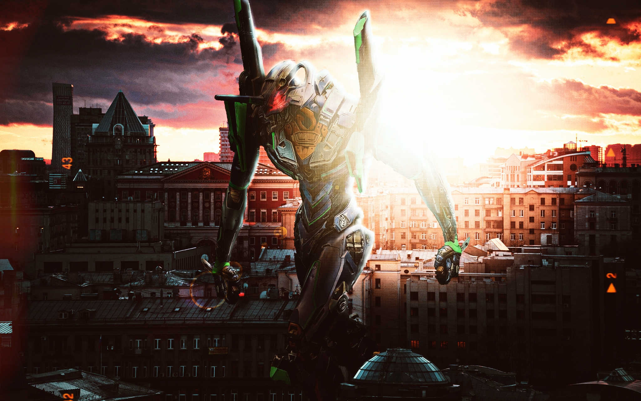 Evangelion. Eva walk by RobertJD77 on DeviantArt