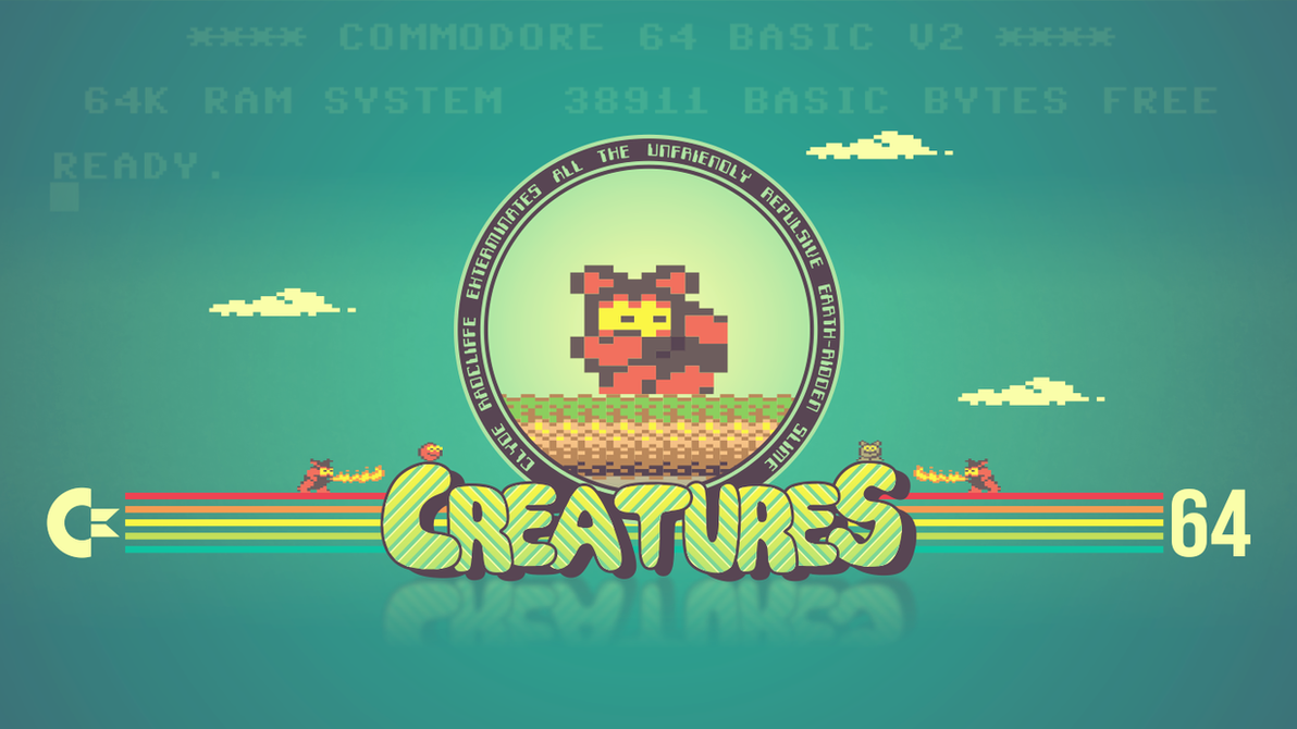 C-64 tribute -CREATURES- by loshke