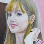 Black Pink-Lisa Colour Pencil Drawing Art | Xszone