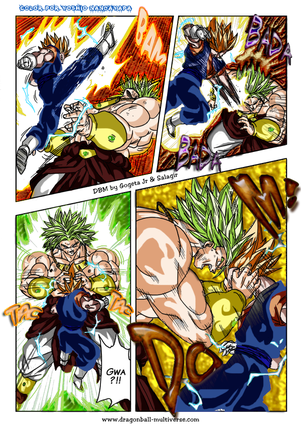 Dragonball Multiverse - Bejito VS Broly by hoCbo on DeviantArt