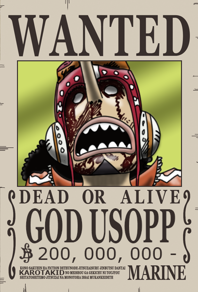 All One Piece Wanted Posters by KarinandKenta4ever on DeviantArt