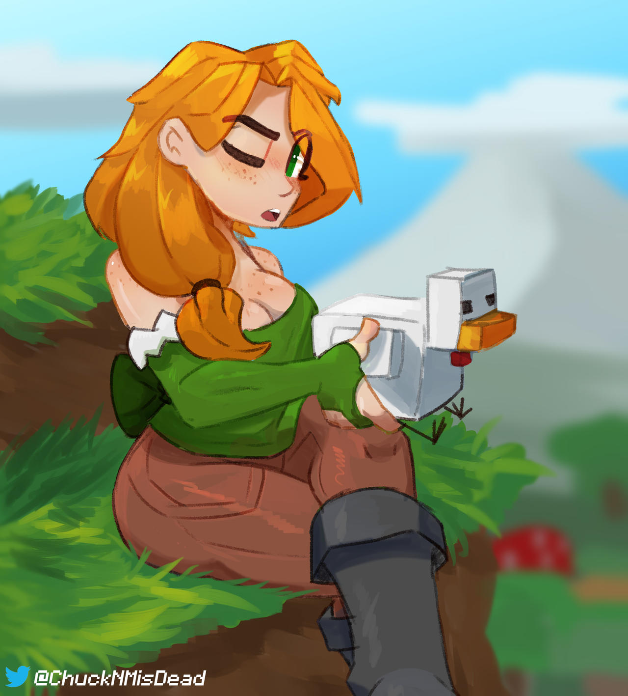 Alex Minecraft Rumble Alex - Minecraft by ChuckNoMore on DeviantArt