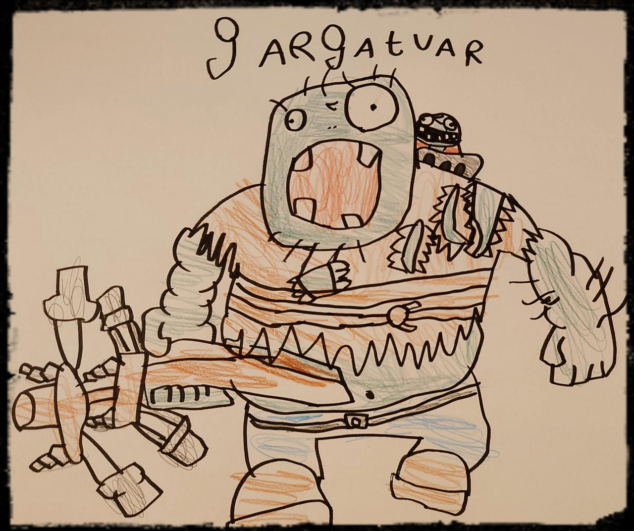 Garanimals Deviantart gargantuar 24-03 hand drawn by JeremysFanartEhv05 on DeviantArt