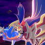 Battle Form of Zamenta and Zacian!