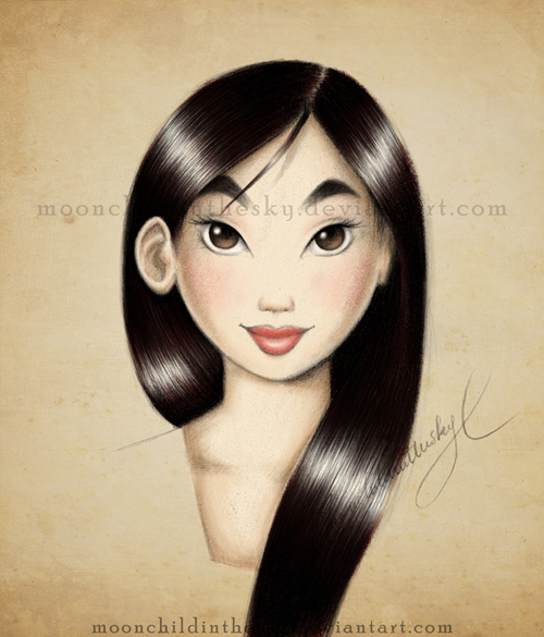 Mulan Portrait Color