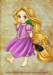 Child Rapunzel by MoonchildinTheSky
