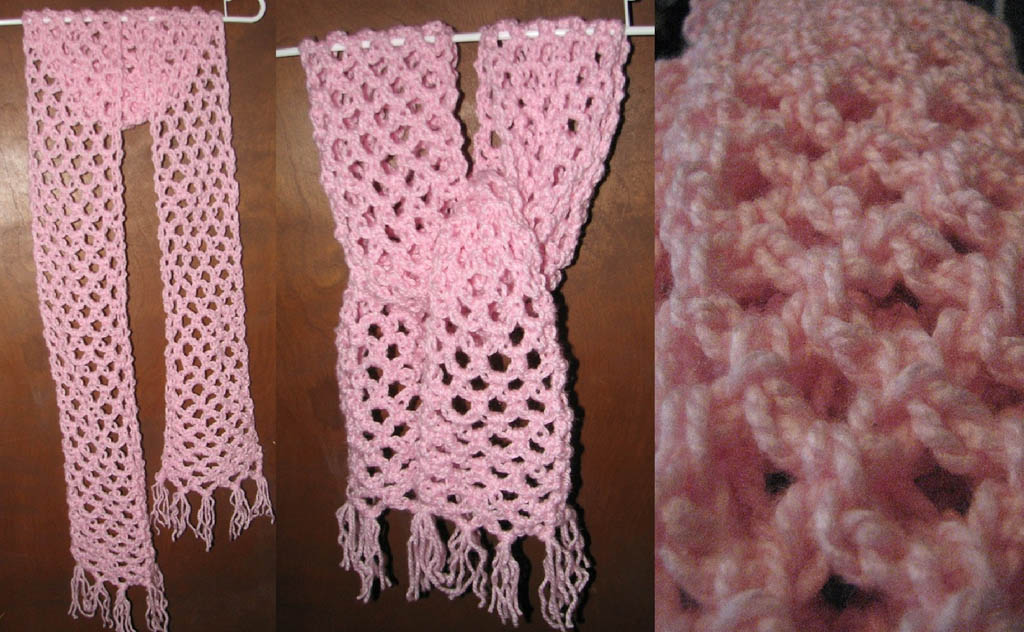 Making Strides-Crochet Scarf