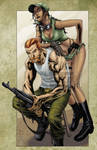 Abraham and Rosita Collaboration by PsychoSlaughterman