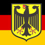 Germany Coat of Arms w Flag 3D