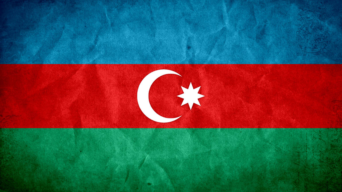 Крутой флаг Азербайджана