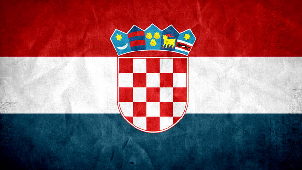 Croatia Grunge Flag 2.0