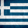 Greece Grunge Flag