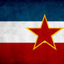 SFRJ Yugoslavia Grunge Flag 3.0