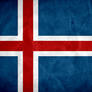 Iceland Grunge Flag